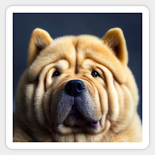 Rusty, chow chow dog Sticker